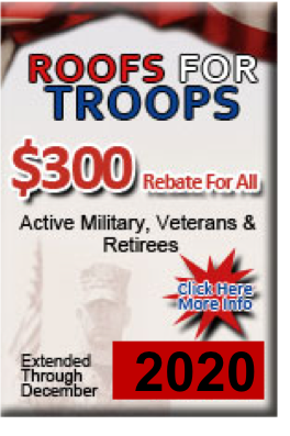 Roofing Experts Thanks Veterans For Their Service with Discounts!